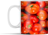 Mok - Een afbeelding van verse rode tomaten - 350 ml - Beker