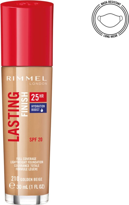 Rimmel Lasting Finish Foundation 210 Golden Beige
