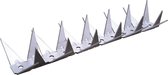 1x bandes anti-escalade en métal avec pointes acérées - 1 mètre - bandes anti-escalade de protection de jardin - anti effraction / chats / épingles à oiseaux