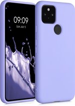 kwmobile telefoonhoesje voor Google Pixel 5 - Hoesje voor smartphone - Back cover in pastel-lavendel
