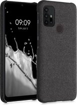 kwmobile hoesje voor Motorola Moto G30 / Moto G20 / Moto G10 - beschermhoes van stof - zwart