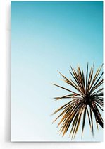 Walljar - Groene Palm - Muurdecoratie - Poster