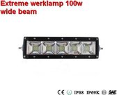 Extreme 10inch 100w LED-werklamp scene 120graden