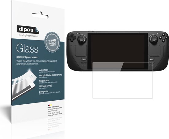 dipos I 2x Armor foil transparent compatible avec Valve Steam Deck Film de protection Film de protection 9H