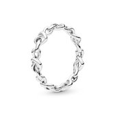 Pandora Stories 925 Sterling Zilveren Knotted Hearts Ring 198018-56 (Maat: 56)