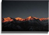 Walljar - Gebergte Colorado - Muurdecoratie - Canvas schilderij