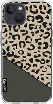 Casetastic Apple iPhone 13 Hoesje - Softcover Hoesje met Design - Leopard Mix Green Print