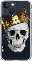 Casetastic Apple iPhone 13 mini Hoesje - Softcover Hoesje met Design - Royal Skull Print