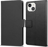 iPhone 13 hoesje - Book Wallet Case - Zwart - Cazy