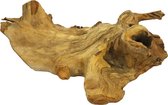 Decoratief teakhout beeld - Naturel - 25x40x10cm