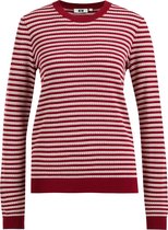 WE Fashion Dames fijngebreide trui met streepdessin