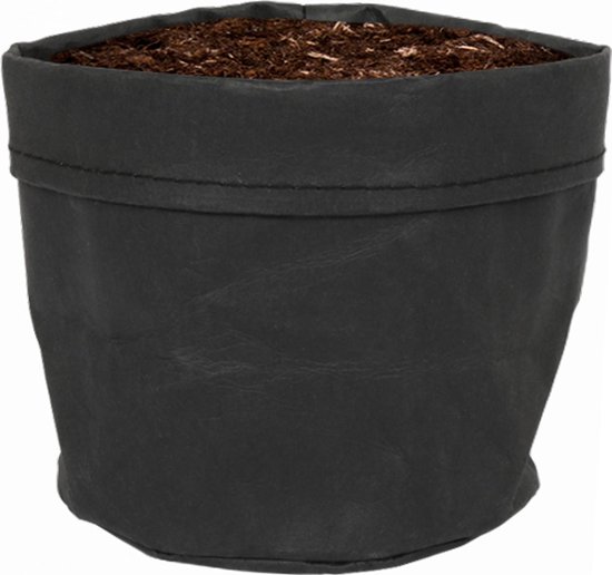 WL Plants - Trendy plantenzak - Kraft pot Easy Ø12 - Zwart - Hoogte  ongeveer 12 cm -... | bol.com