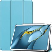 Huawei MatePad Pro 10.8 (2021) Hoes - Tri-Fold Book Case - Licht Blauw