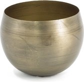 Ronde bowl goud - Kolony - gouden decoratie - gouden vaas