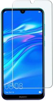 Screenprotector voor Huawei Y7 2019 - tempered glass screenprotector - Case Friendly - Transparant