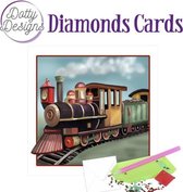 Dotty Designs Diamond Cards - Vintage Locomotive