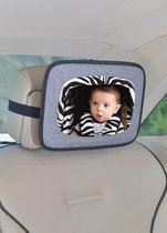Altabebe - Autospiegel voor baby op de achterbank - Grijs - maat Onesize
