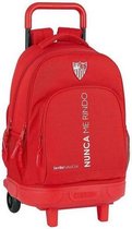 Schoolrugzak met Wielen Compact Sevilla Fútbol Club Rood