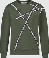 Ballin Amsterdam -  Jongens Regular Fit   Sweater  - Groen - Maat 164