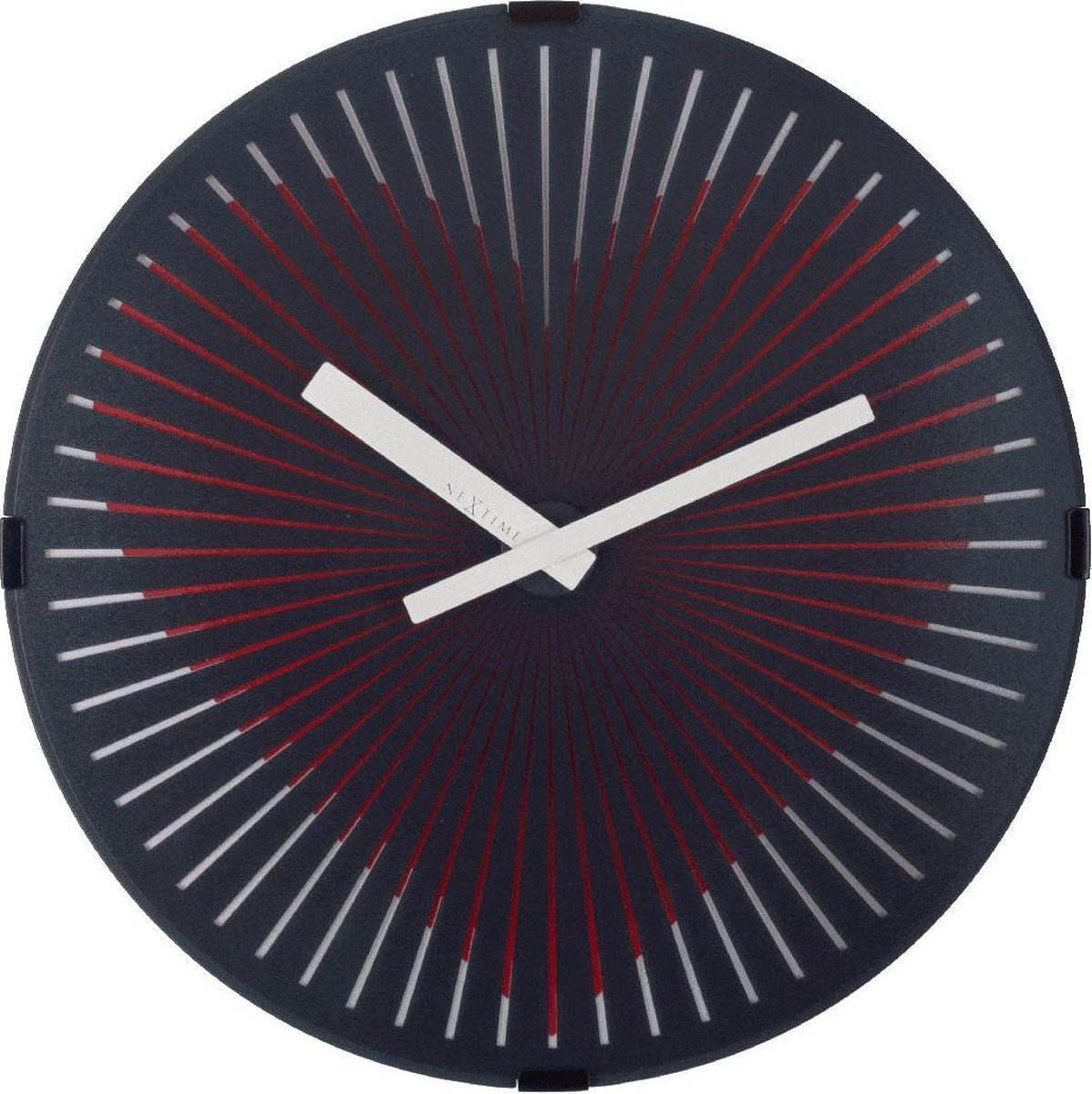 3218 - Orologio da parete Walking Horse, plastica, nero, 30 cm 3218 - Orologio da parete Walking Horse, plastica, nero, 30 cm