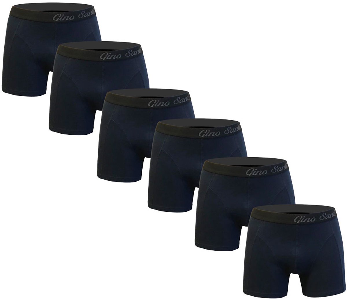 Gino Santi Boxershort Blauw 6pack