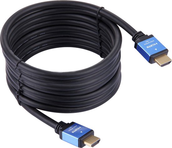 By Qubix HDMI kabel 10 meter - HDMI 2.0 versie - High Speed - HDMI 19 Pin  Male naar... | bol.com