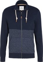 Tom Tailor Lange mouw Vest - 1026026 Blauw (Maat: XXL)