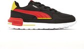 Puma Graviton Tech Sneakers Zwart/Rood Kinderen - Back To School - Maat 34