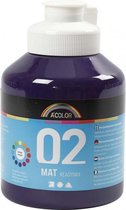 acrylverf mat 500ml violet
