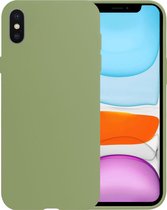 Coque iPhone X Coque Siliconen - Coque iPhone X Coque Siliconen - Vert