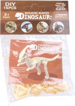 3D-puzzel Parasaurolophus 9 x 7 cm beige