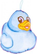 knuffeleendje 14 cm blauw