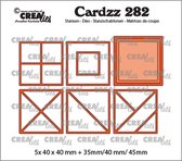 Crealies Cardzz - elements - Vierkanten