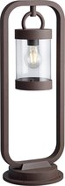 LED Tuinverlichting met Dag en Nacht Sensor- Staand - Buitenlamp - Torna Semby - E27 Fitting - Spatwaterdicht IP44 - Roestkleur - Aluminium