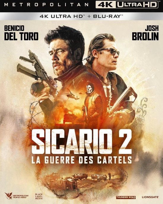 Sicario La Guerre des Cartels (4K Ultra HD Blu-ray) (Import geen NL ondertiteling)