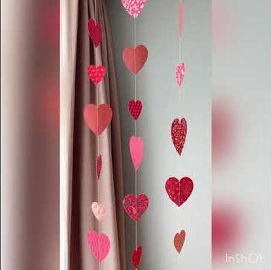 Slinger Love hartjes - Feestartikelen