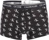 Calvin Klein CK ONE Cotton trunk (1-pack) - heren boxer normale lengte - zwart met logo print -  Maat: XL