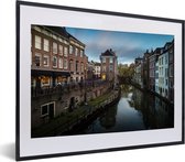 Fotolijst incl. Poster - Wolken - Water - Utrecht - 40x30 cm - Posterlijst