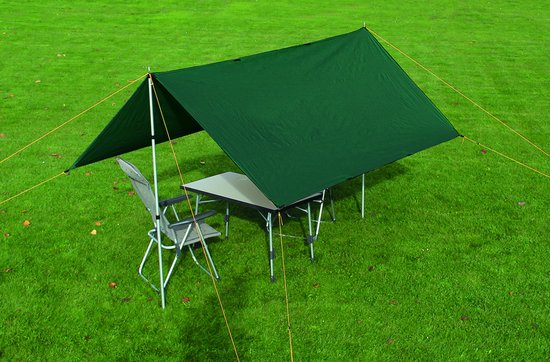 Eurotrail Tarp 4 50% Uv Bescherming 400 X 300 Cm Polyester Groen van Eurotrail — afbeelding 2