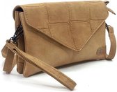 Camel schoudertasje clutch crossbodytasje | Cannes