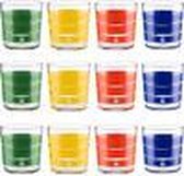 Stel glaswerk 12 stukjes glazen bekers, ingericht, 33 cl