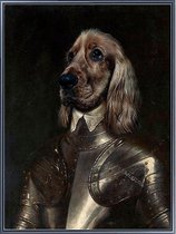 Schilderij Mister Dog (100 x 75 x 2,5 cm)