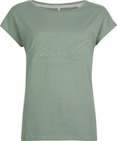 O'Neill T-Shirt Women Essential Graphic Tee Blauwgroen S - Blauwgroen 100% Katoen Round Neck