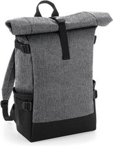 Block Roll-Top Backpack Maat 28 x 48 x 15 cm (Grey Marl)