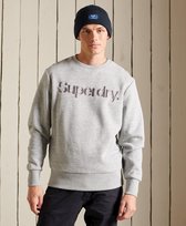 Superdry Heren Trui Source sweatshirt met ronde hals en Core-logo