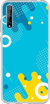 Smartphonebooster Telefoonhoesje - Back Cover - Geschikt Voor Huawei P Smart S - Blue En Blue