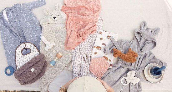 Jollein - Slab (Meadow - Chestnut) - Katoen - Polyester - Slabbetjes Baby - 3 Stuks - 33 cm van Jollein — afbeelding 3