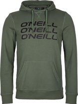 O'Neill Sweatshirts Men Triple Stack Hoody Agave Green S - Agave Green 60% Cotton, 40% Recycled Polyester