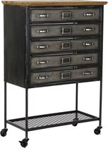 Ladenkast DKD Home Decor Hout Metaal (68 x 34 x 98.5 cm)