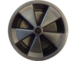 Winterhoff los wiel voor neuswiel 215x70 mm - met kuststof velg